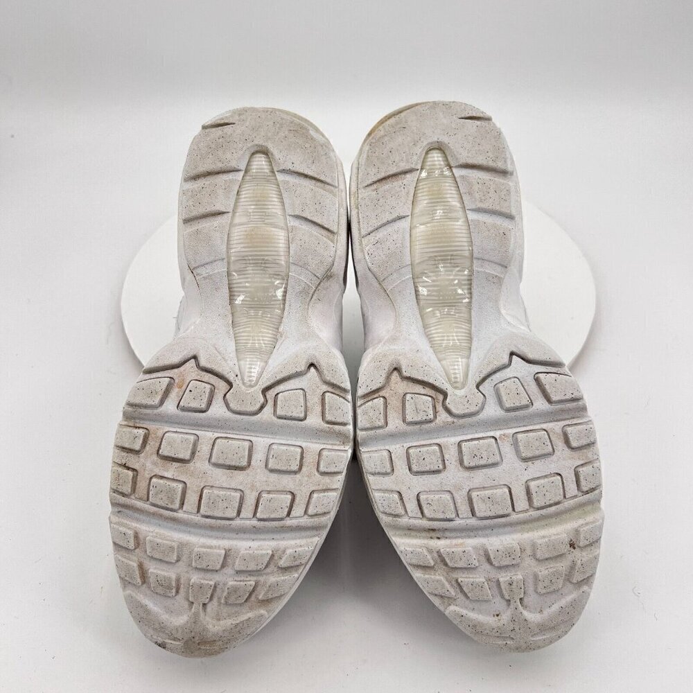 Nike Air Max 95 Recraft Youth Size 5.5Y Women 7 CJ3906-100 Triple White Shoes - Picture 10 of 14